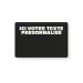 etal-shops.com - Etiquettes noires vierges à Texte, Couleur: NOIR, A TEXTE: OUI, Shipping Google: FR::Standard:8.00 EUR, Dimensions produits(variants): 8*6 cm, Support: Sans pic